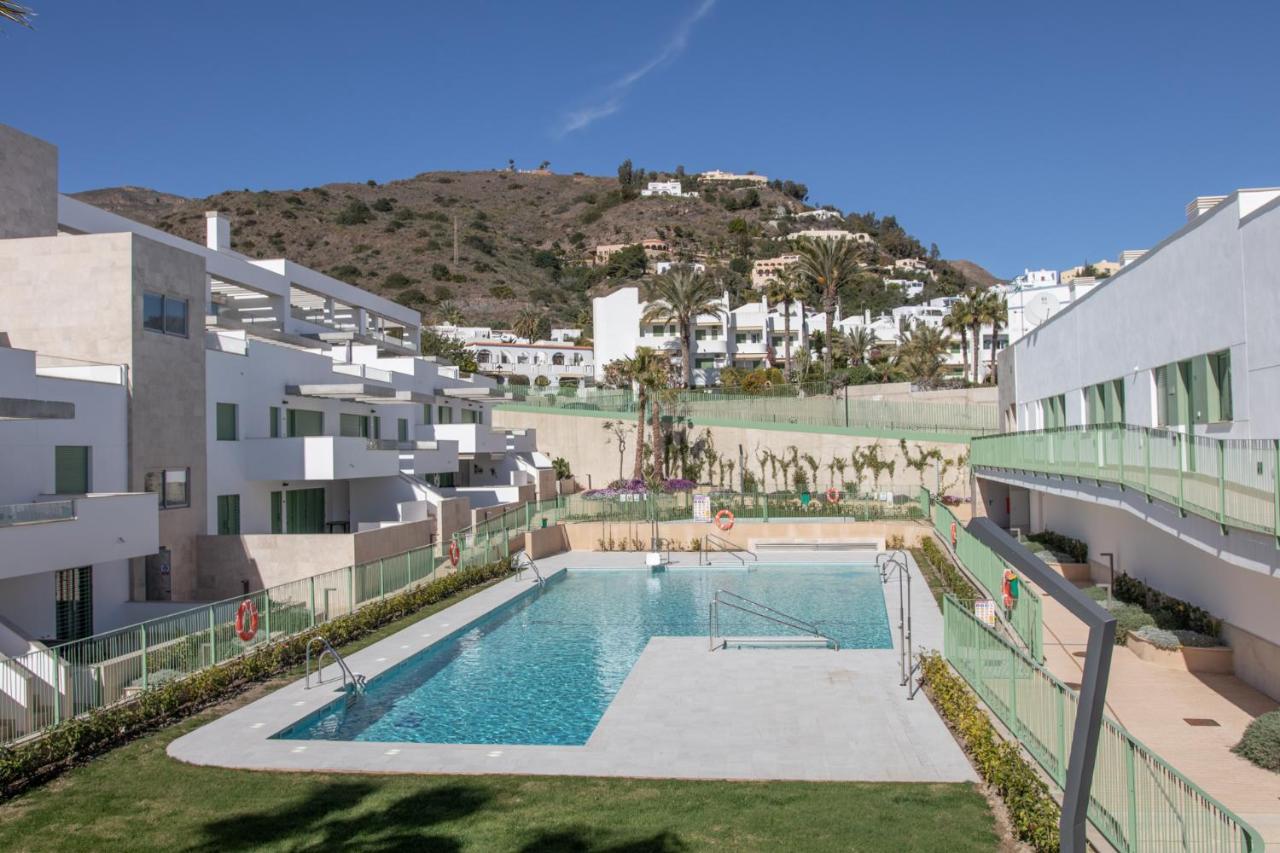 Precioso Apartamento Frente A La Playa Con Piscina Mojácar Exteriör bild
